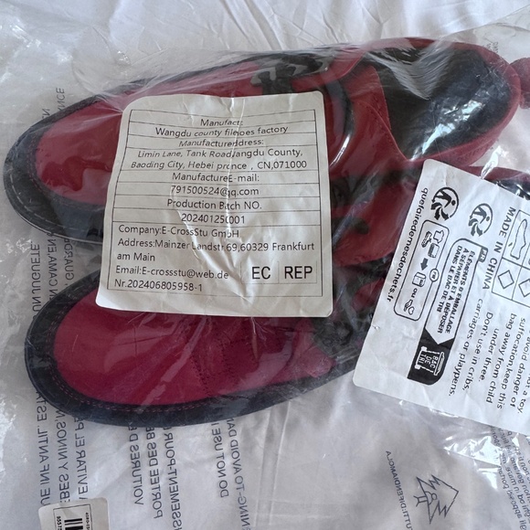 Shein Men’s Red & Black Lace-Up Dress Shoes | EU 40 / US 7 | NWT - Picture 3 of 6